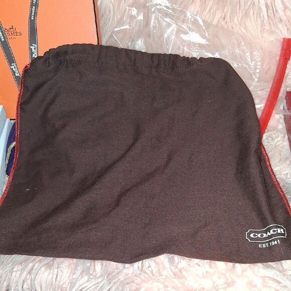 Coach Brown Dust Bag - Picture 1 of 1